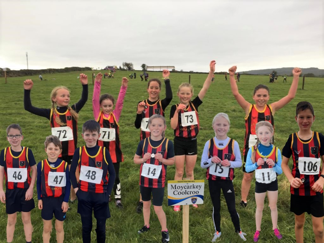 Some of Our Juvenile Athletes That Competed at the County Even Ages Cross Country in Newport on October 4th 2020
